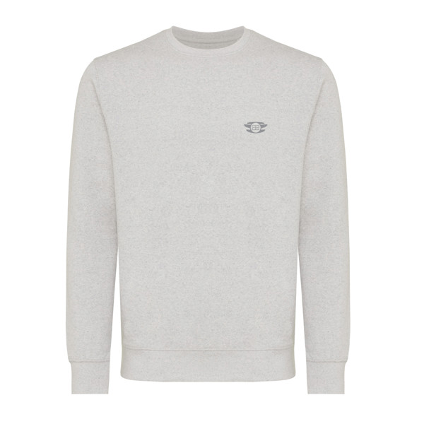Lehká mikina Iqoniq Etosha z recykl. bavlny - Light Heather Grey / 5XL