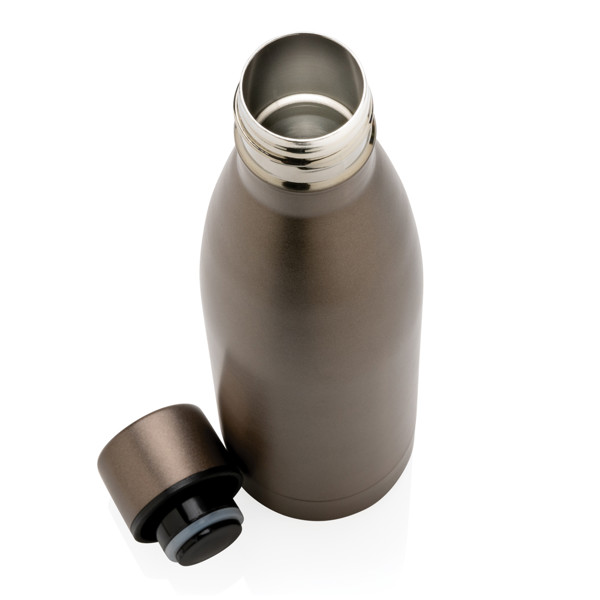 Celobarevná termo lahev z RCS recyklované oceli 500ml - Hnědá