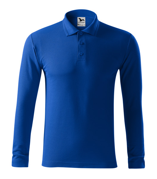 Polo Shirt Men’S Malfini® Pique Polo Ls - Royal Blue / XL