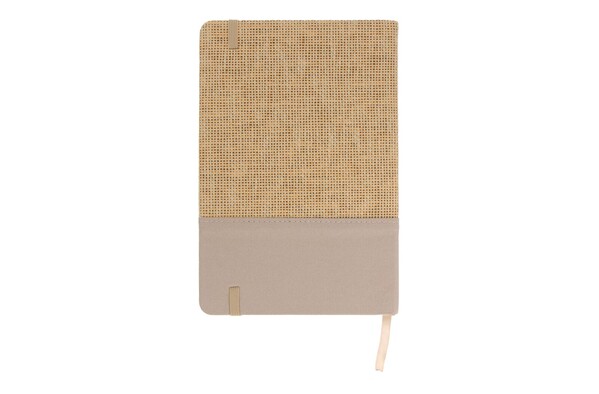 Carnet de notes en jute R-PET - Ecru