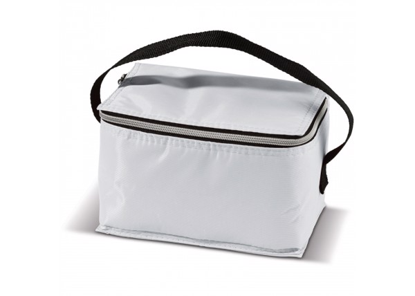 Cooler bag 6pc cans 20 x 12.5 x 13 cm - White
