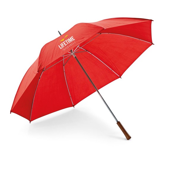 ROBERTO. Parapluie en polyester 190T - Rouge