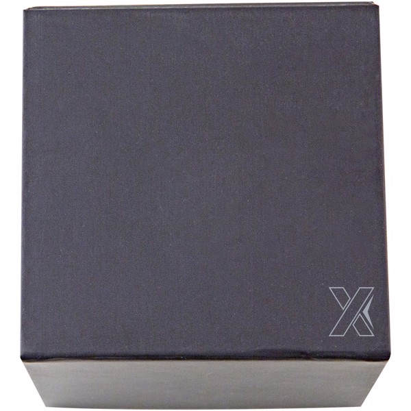 SCX.design S26 Lautsprecher Ring mit Leuchtlogo - schwarz / weiss