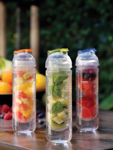 Xd Collection Tritan bottle,500ml infuser - Blue
