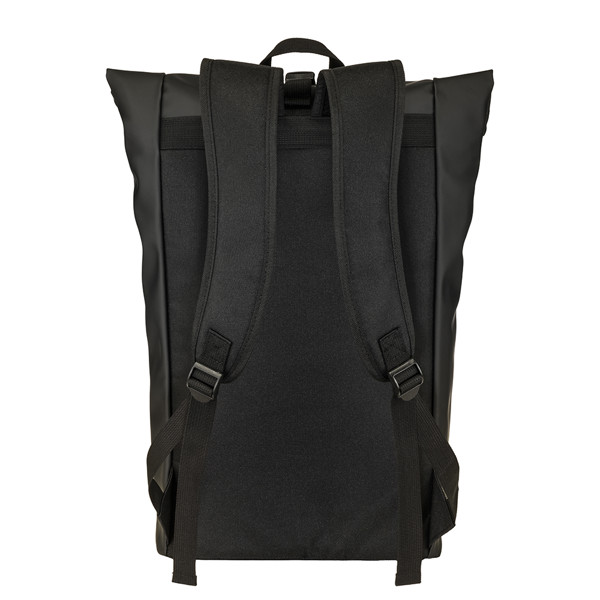Pu Laptop Backpack (15). - Black