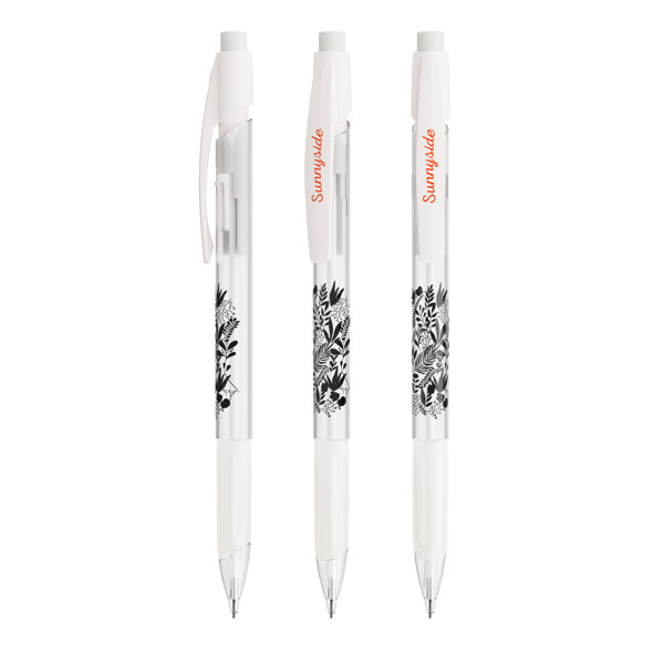 BIC® Media Clic Grip Druckbleistift - Gefrostetes Weiß/Gefrostetes Weiß