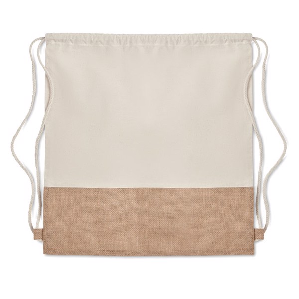 MB - Drawstring bag w/ jute details India