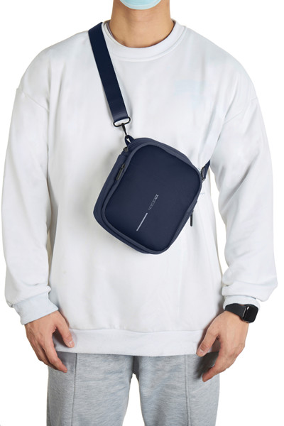 Sac bandoulière Boxy - Bleu Marine / Bleu Marine