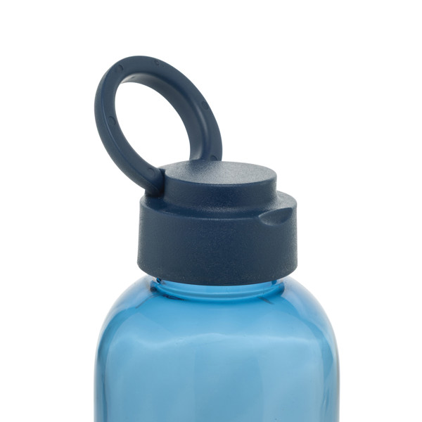 Bouteille 750ml  étanche avec poignée en rPET RCS Ripple - Bleu Marine