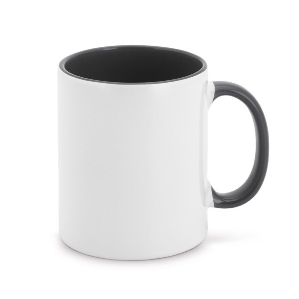 MOCHA. Ceramic mug ideal for sublimation - Black