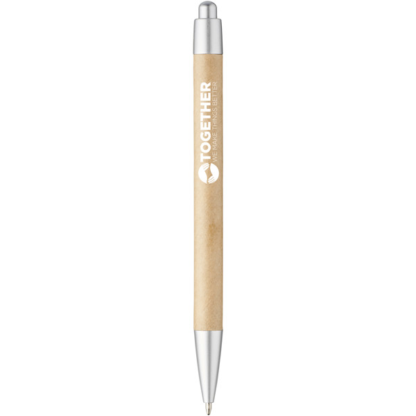 Stylo bille Tiflet en papier recyclé (encre noire)