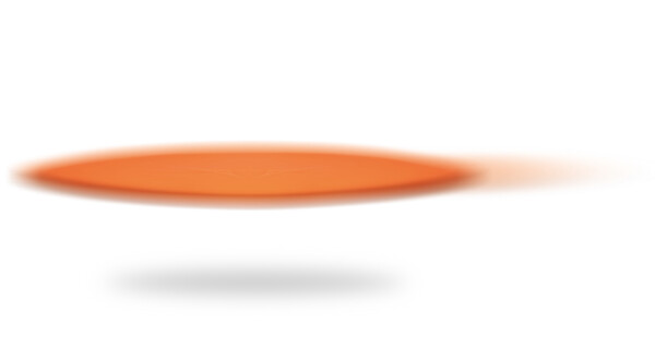 Atrapa foldable frisbee, 240 mm - Orange