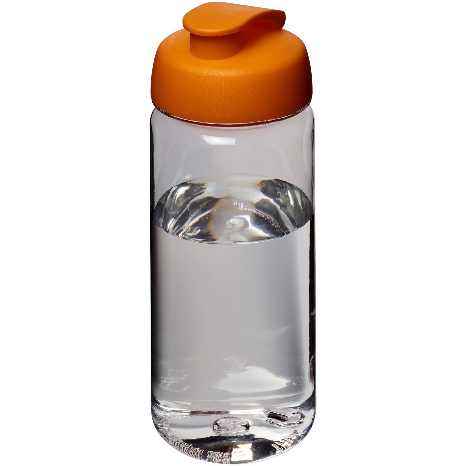 Sportovní láhev s vyklápěcím víčkem Octave Tritan™ 600 ml - Průhledná / 0ranžová