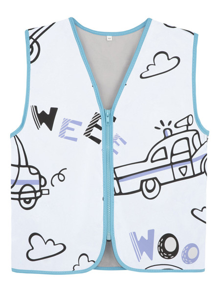 Children's Safety Vest Action - Silver / XXS