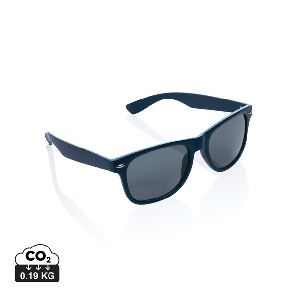 Lunettes de soleil en PC plastique recyclé GRS - Bleu Marine