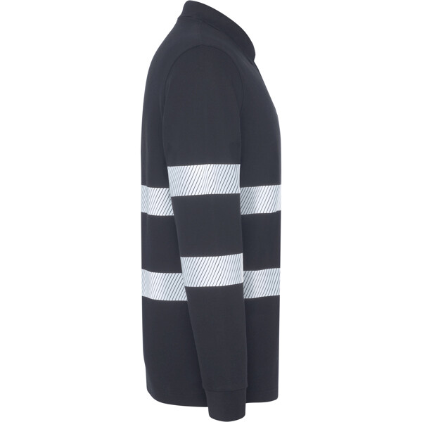 Polo de Manga Comprida com Alta-Visibilidade - Cinzento 