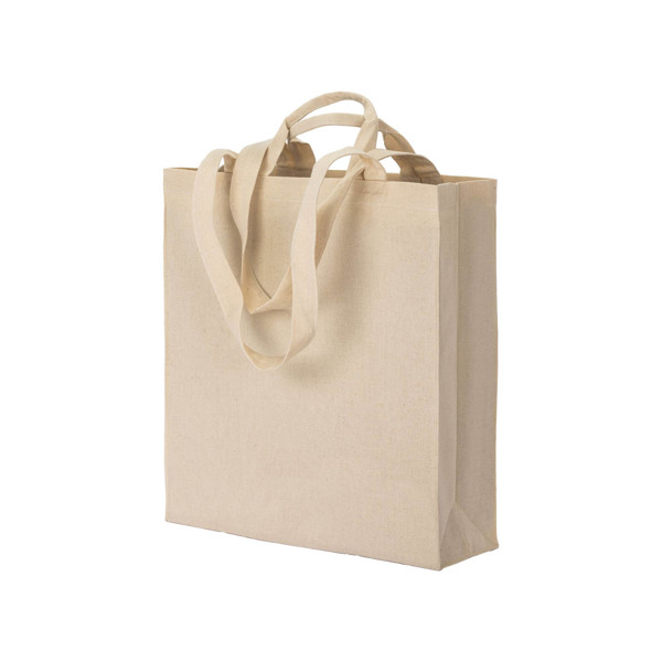 220 G/M2 Cotton Gusseted Shopper With Double Handles