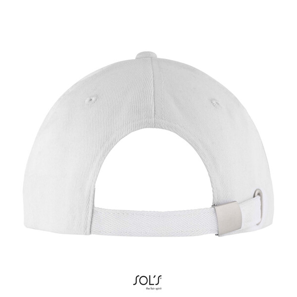 LONG BEACH FIVE PANEL CAP - White / French NavyM