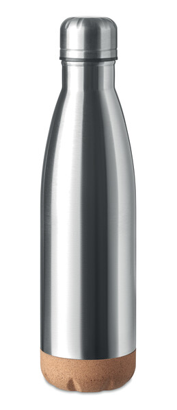 Thermos doppio strato 500ml   M Aspen Cork - Argento Opaco