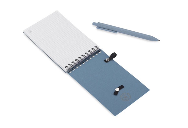 Notizbuch mit Stift A6 TRESA - blau