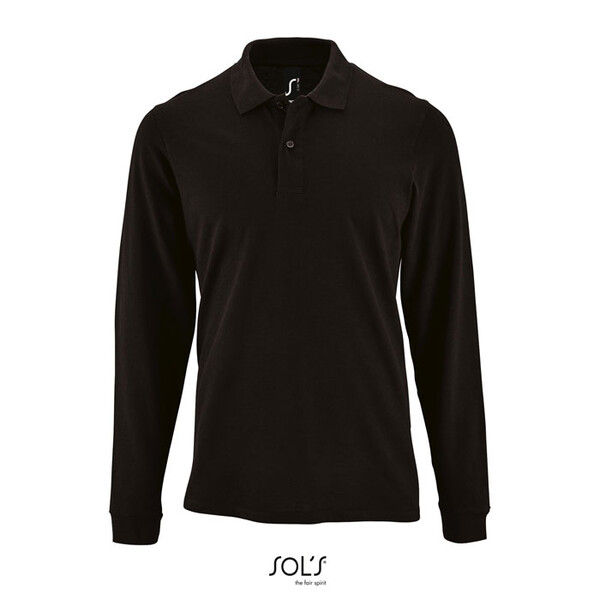 PERFECT MEN LSL POLO 180g Perfect Lsl Men - Preto4XL