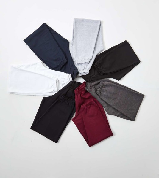 College Cuffed Jogpants - Arctic White / XS