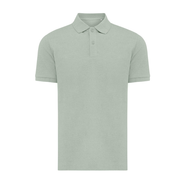 Polo tričko IQONIQ Yosemite z recykl. bavlny - Iceberg Green / XXXL
