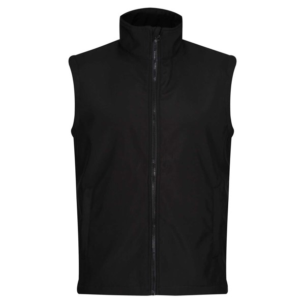 Ablaze Printable Softshell Bodywarmer - Black / Black / 2XL