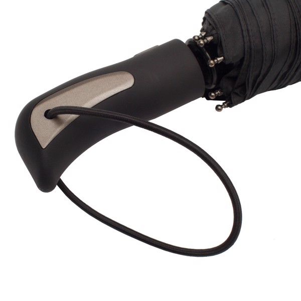 Vernier foldable stormproof umbrella - Black