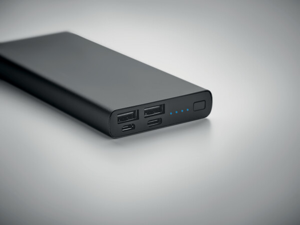 Power bank 10000 mAh Powerflat 10C - Czarny