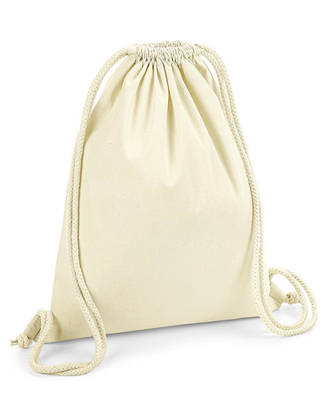 Organic Premium Cotton Gymsac - Graphite / ONE SIZE