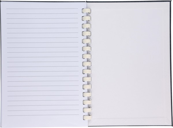 RPET-muistikirja A5 Ilias - Musta