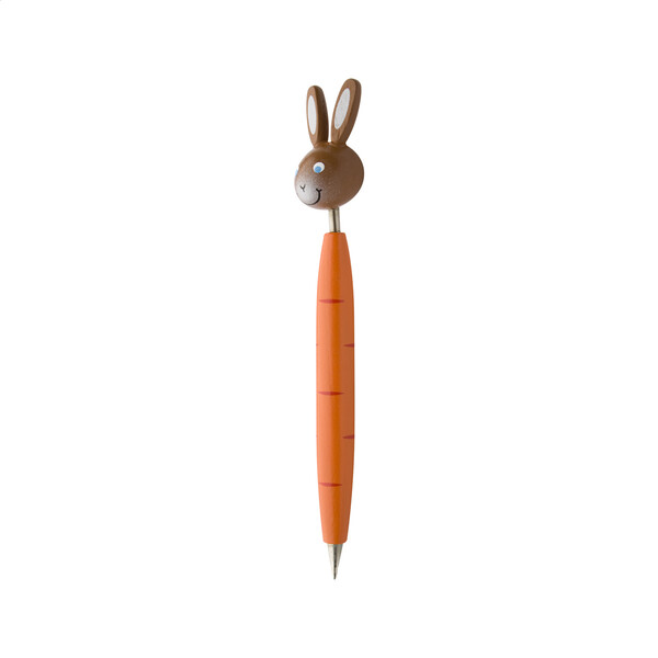 Wooden Ballpoint Pen Zoom - Rabbit