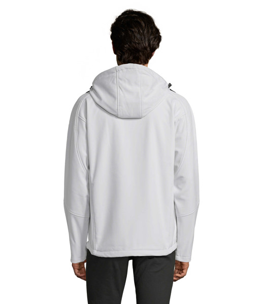 REPLAY MEN HOODED SOFTSHELL - BrancoS