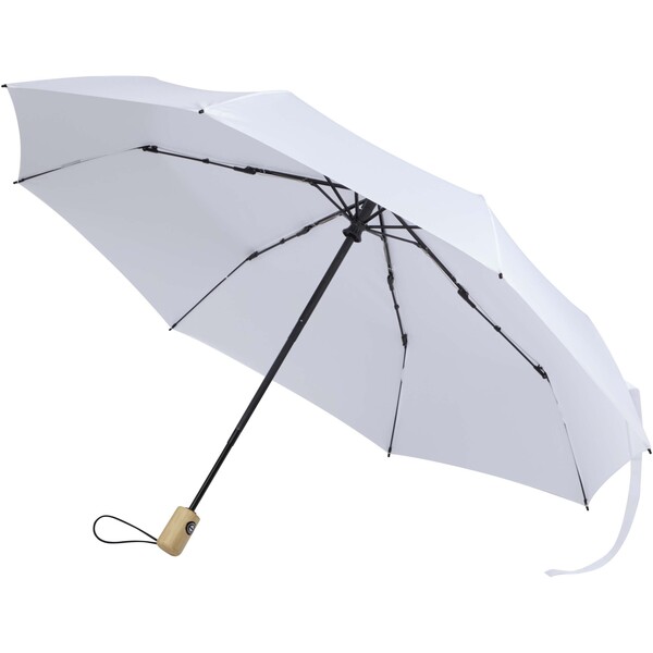 Renee 23” foldable auto open & close umbrella - White
