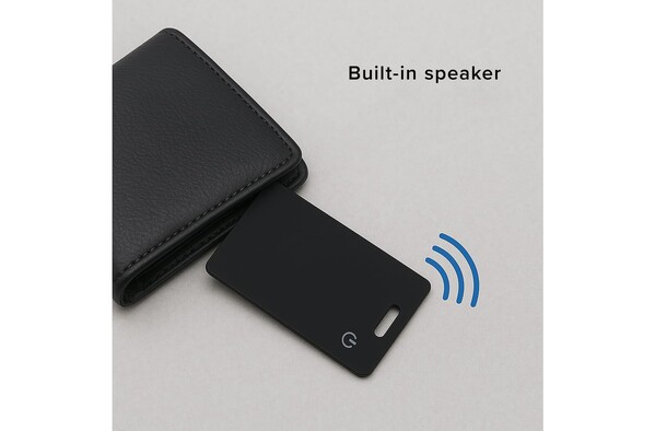 Xoopar ICE-Card Carte de suivi ultra-mince rechargeable - Blanc