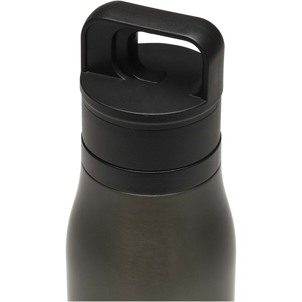 SMART 500 ml RCS recycled stainless steel double wall vacuum insulated tumbler - Black