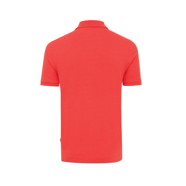 Iqoniq Yosemite recycled cotton pique polo - Luscious Red / L