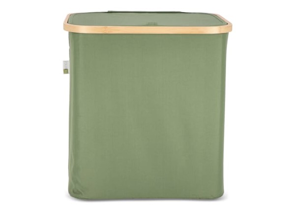 InSideOut folding basket with lid Sogne 40.5 x 33 x 42cm rPET - Olive Green