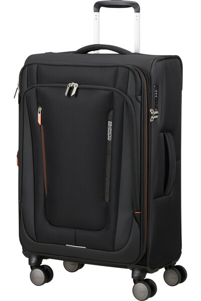 American Tourister - Wanderlite Spinner M Exp Tsa - Shadow Black