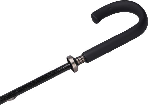 FALCONE - Grand parapluie - Manuel - Impermable au vent -  120 cm - Noir