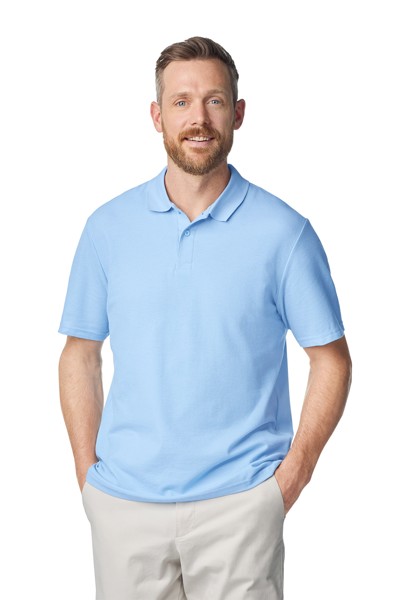 Softstyle™ Adult Double Piqué Polo - Black / S