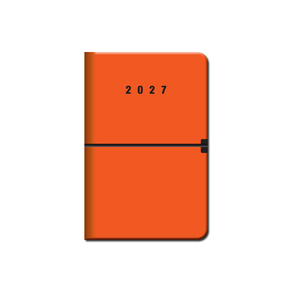 Mini diár A6 CAPRI oranžový 2027
