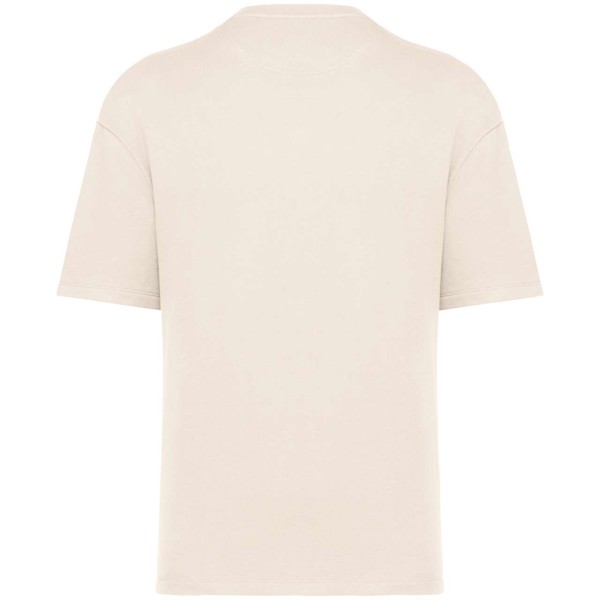 Unisex Eco-Friendly Oversized French Terry T-Shirt - Ivory / XL