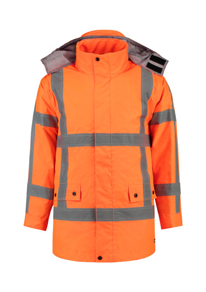 Pracovná bunda unisex Tricorp RWS Parka - Fluorescenčná Oranžová / XL