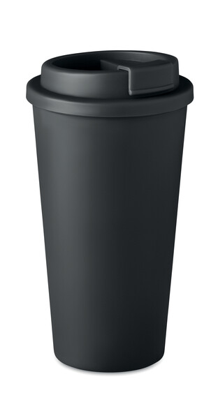 Pohár s dvojitou stenou Tuesday - Čierna