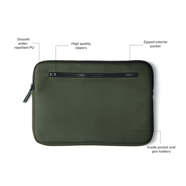 Pouzdro na notebook VINGA Baltimore 14" - Zelená