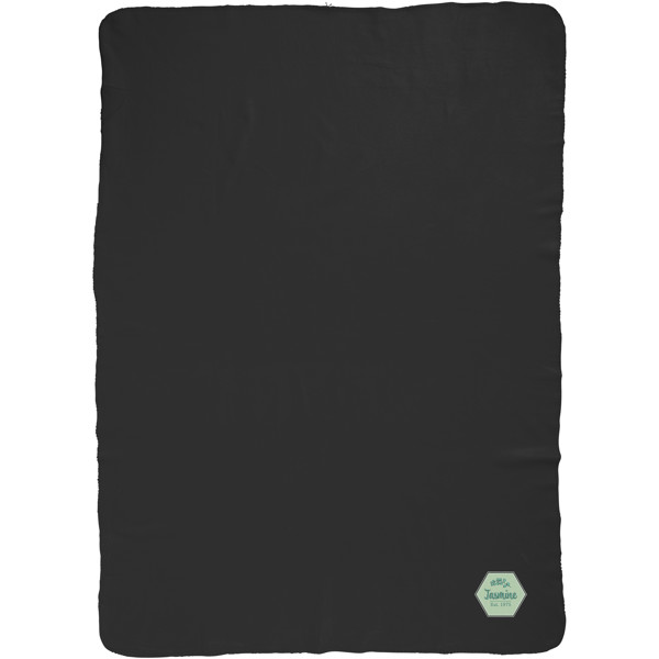 Plaid polaire avec housse Huggy 150 x 120 cm - Noir