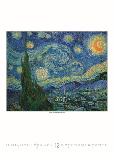Nástenný Kalendár Vincent Van Gogh 2027