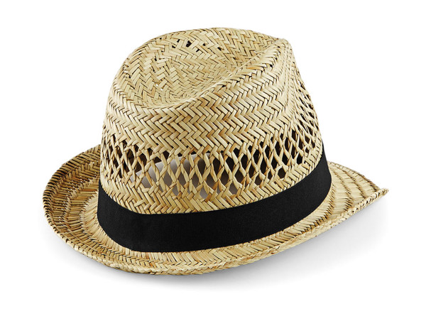 Straw Summer Trilby - Natural / S/M